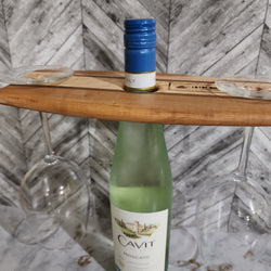 All-in-One Collection: Wine Bottle & Glass Holder Combination