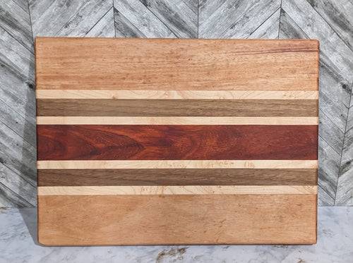 Padauk-Centered Cutting Board