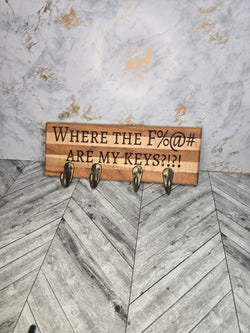 Key Holder - Where The F*&# Are My Keys?!