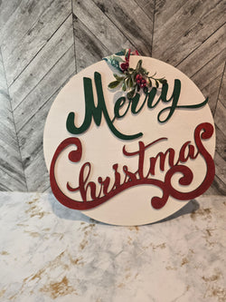 Christmas Sign - Merry Christmas