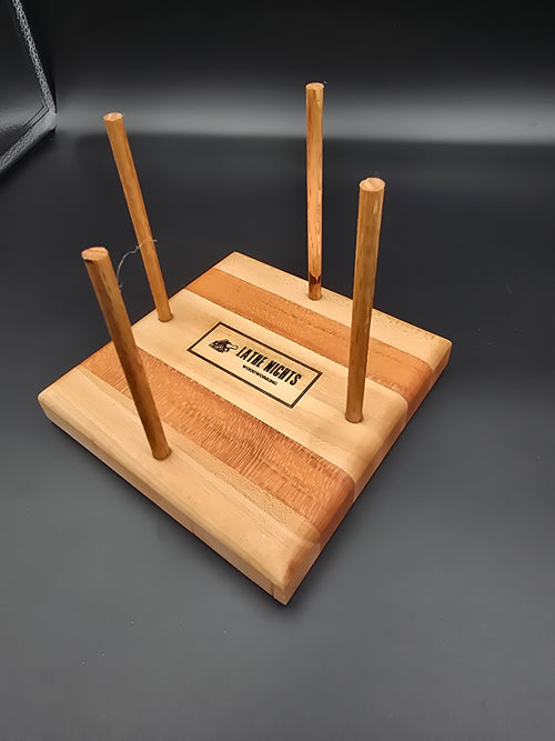 Maple and Cherry Coaster Tray