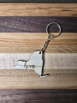 New York-Shaped Keychain