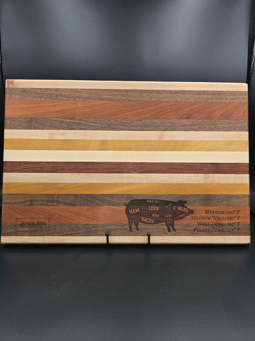 Summer Series Cutting Board - Pork Edition