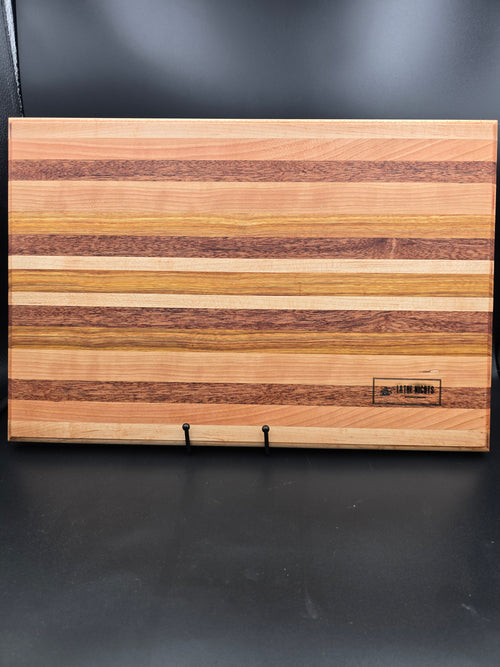 Premium Multi-Species Hardwood Cutting Board | 18" x 12"