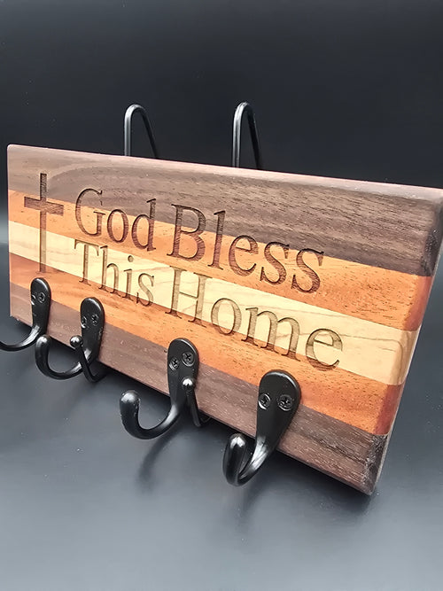 Key Hanger - God Bless This Home