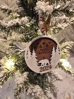 Christmas Ornament - Bear Silhouette