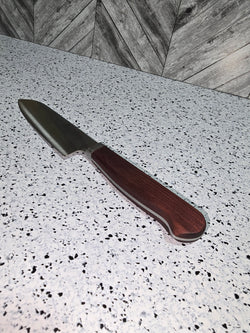 Chef's Knife - Santoku Blade - Red Heart Handle