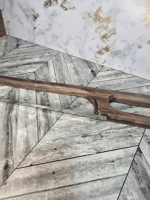 Handcrafted Bread Knife (Walnut)
