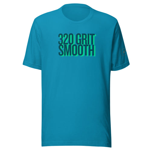 320 Grit Smooth Unisex T-Shirt - Lathe Nights Woodworking