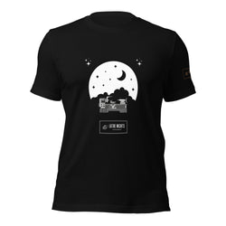 Lathe Nights Graphic t-Shirt lathe nights Woodworking black shirt