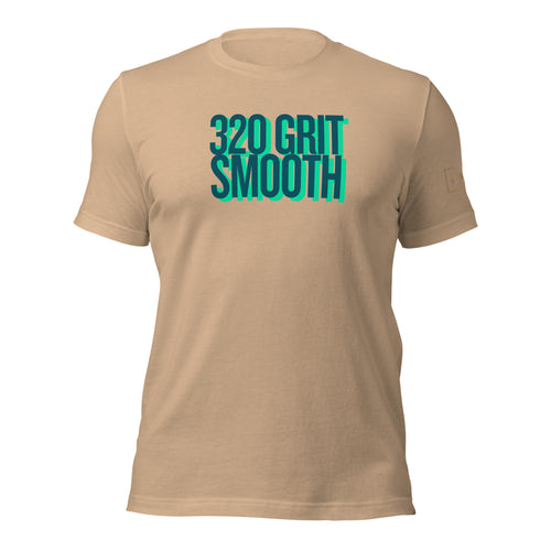 320 Grit Smooth Unisex T-Shirt Lathe Nights Woodworking