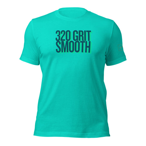 320 Grit Smooth Unisex T-Shirt Lathe Nights Woodworking