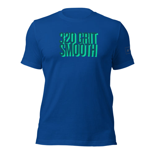 320 Grit Smooth Unisex T-Shirt Lathe Nights Woodworking