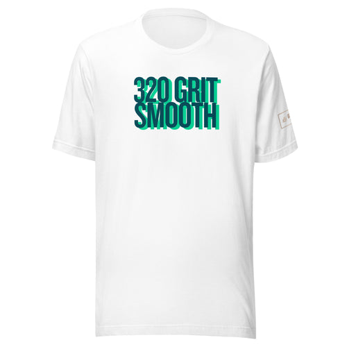 320 Grit Smooth Unisex T-Shirt Lathe Nights Woodworking